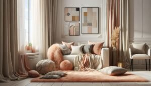 Lire la suite à propos de l’article Peach Fuzz : 7 Idées pour Sublimer Votre Déco avec la Couleur de l’Année de Pantone